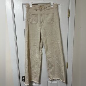 Zara - High rise wide leg jeans